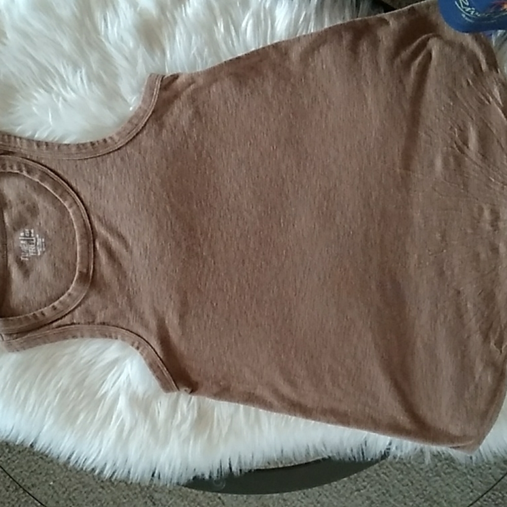 Time and Tru| Womans |  Light Brown Tank Top